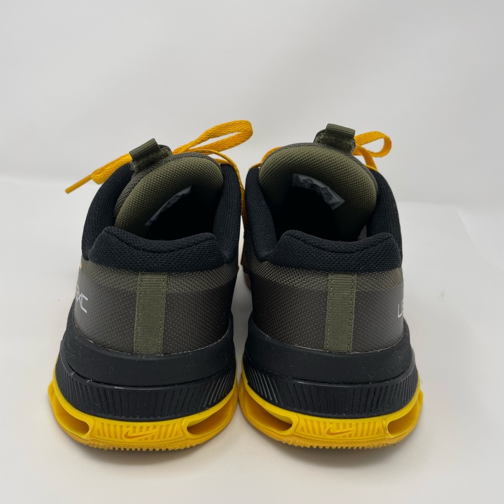 Nike Olive Green and Yellow Men's Athletic Shoes - Picture 3 of 5